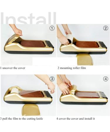 Automatic Shoe Film Machine Foot-Operated self-Wearing Shoe Cover Dispenser with Disposable 1 roll of Shoe Film for Home Hotels Factories Laboratory Can be Used 600 Times Pink - Buy Online on GoSupps.com