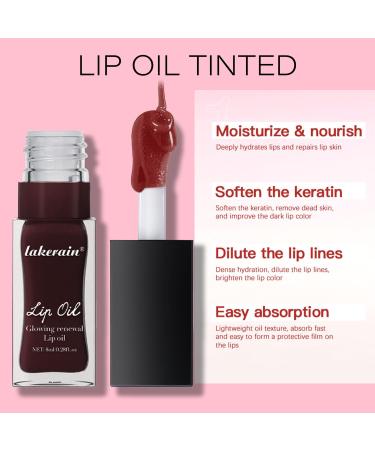 Buy Nourishing Glow Lip Oil - Vegan Tinted Lip Oil in Clear Jam & Pink | Moisturizing High-Shine Finish for Dry Lips - International Shipping Available - Buy Online on GoSupps.com