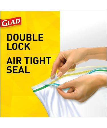Glad Zipper Food Storage Plastic Bags - Gallon Size - 200 Count (50 Count x 4 Pack) - Package May Vary - Buy Online on GoSupps.com