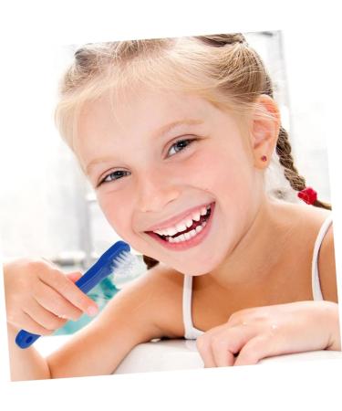 Solustre Double-Headed Manual Toothbrush - Portable Reusable & Colorful 1-Pack | Ideal for Travel & Prosthesis Care - Buy Online on GoSupps.com