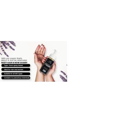 SH Bloom & Bliss Hair Removal Foam Spray | Painless Body Hair Removal for Men & Women | 150ml Moisturizing Formula for Chest Legs Arms & Back - Buy Online on GoSupps.com