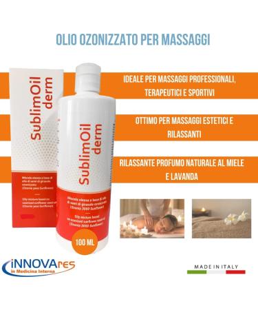 Buy Innovares Sublimoil Dermo Ozonized Oil for Stretch Marks | Professional Massage Oil for Dry Skin & Scars | 100 ml - Buy Online on GoSupps.com