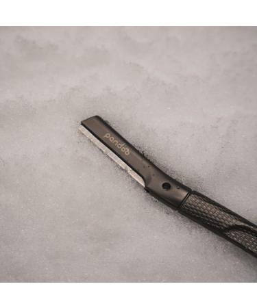 Metal Eyebrow Razor - Reusable with 4 Blades Face Hair Remover - Available in Black & More Colors - Buy Online on GoSupps.com