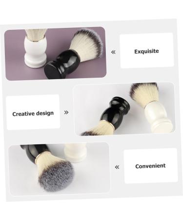 Magiclulu 10 STK Manual Razor Brush - Sustainable Mustache & Beard Cleaning Accessories for Men | Multi-Purpose Wood Handle Razor Brush for Households - Buy Online on GoSupps.com