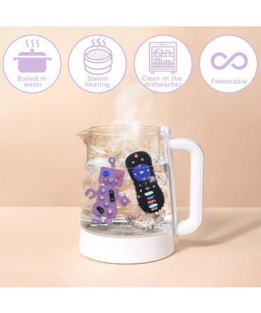 Myvikcar Remote & Robot Teethers + 2 Silicone Toy Safety Straps - Buy Online on GoSupps.com