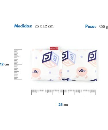 Thermal Baby Seed Bag for Colic Relief - Microwaveable Heat Pack with Washable Bear Cubs Cover - Buy Online on GoSupps.com