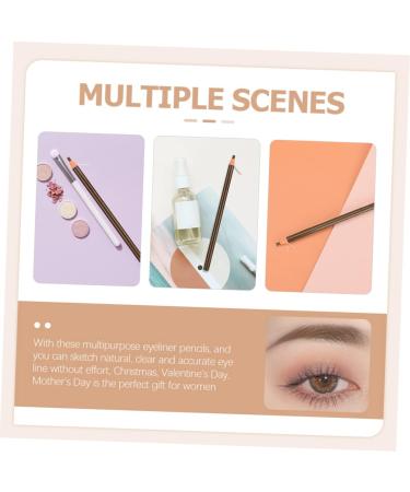  Beatifufu Makeup Pencils Eyeliner Eyebrow Pencil Dark Brown Makeup Accessories Eyebrow Pencils Women Eyebrow Pencil Light Brown Peel Pull Thread Boy Liquid - Buy Online on GoSupps.com