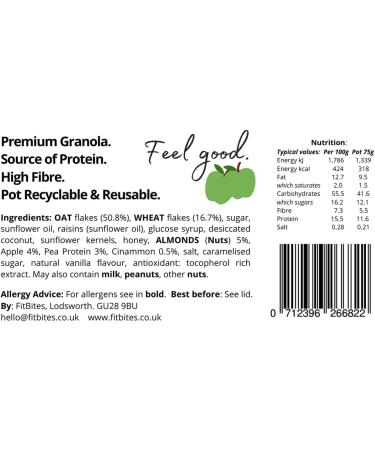 Granola with protein jar - Buy Online on GoSupps.com