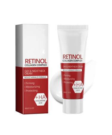 Neck Tightening Cream - Neck Firming Cream with Retinol and Collagen - Rich in Hyaluronic Acid Neck Cream Tightening Lifting Sagging Skin - Women's Anti Wrinkle Moisturizer Neck
