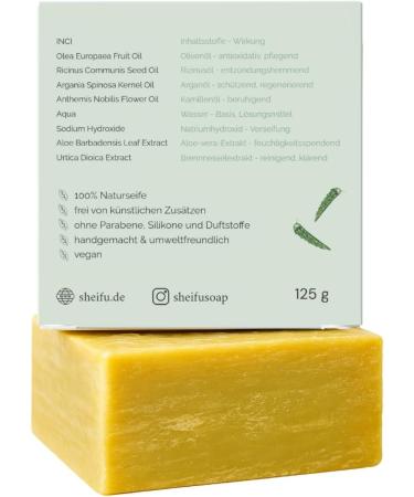  Sheifu Natural Black Seed Oil Shower Soap for Oily & Impure Skin Pimple Control & Acne Control Palm Oil Free Vegan Durable Handmade 125g - Buy Online on GoSupps.com