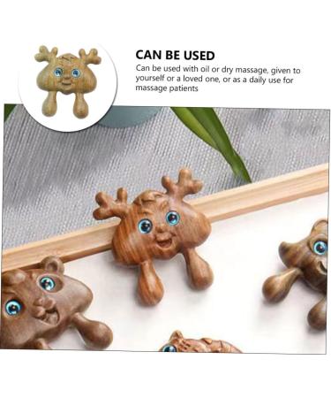 Coheali Green Sandalwood Nasal Scratch Snail Eye Acupuncture Massager - Meridian Foot & Eye Massage Device - Buy Online on GoSupps.com