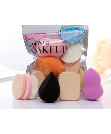 Makeup Beauty Sponge 6 In 1 Beauty Blender Powder Puff Sponge - Multicolor