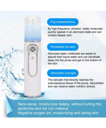 Vapeur Visage Nano Nano Facial Mister Spray Portable Hydratation Visage Spray Mini Visage Humidificateur Vapeur Hydratant Visage Sauna Brume Spray Soins De La Peau Pulv risateur - Buy Online on GoSupps.com