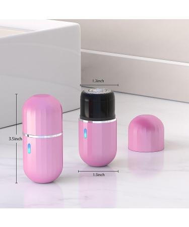 Rechargeable Electric Razor for Women - Waterproof Bikini Trimmer & Shaver for Legs, Underarms & Face - Pink - Buy Online on GoSupps.com