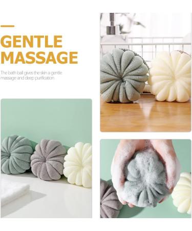 Buy Pack of 3 Exfoliating Shower Loofahs with Hanging Rope Ideal for Home & Hotel Bathing - Buy Online on GoSupps.com