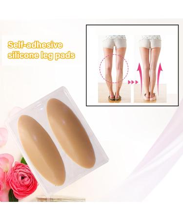 Silicone Self-Adhesive Calf Pads | Leg Shape Corrector - 120g Pair for Thin Skin & Curved Legs | Best Leg Protectors Online - Buy Online on GoSupps.com