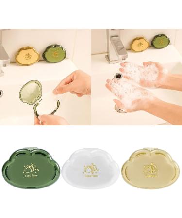 Portable Travel Boxed Soap Paper 50pcs Soap Tablets Versatile Hiking Camping Soap Solution Easy Washing Soap Flakes Hand Washing Soap Sheets - Buy Online on GoSupps.com