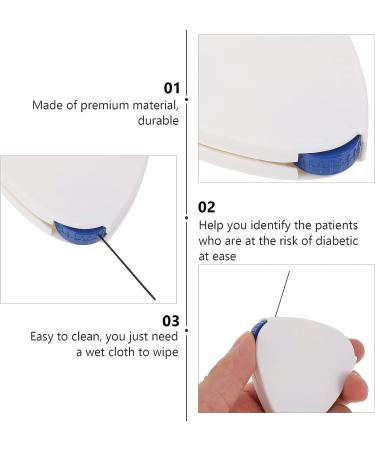DOITOOL 3Pcs Neuropathy Test Monofilaments for Diabetes Nerve Skin - Triangle Design, Stylus Included - White - Buy Online on GoSupps.com