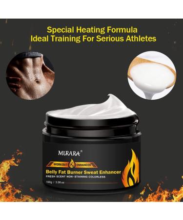 Hot Cream Sweat Enhancer - Cellulite Workout Cream for Abdomen & Buttocks - Firming & Slimming Cream for Women & Men - Buy Online on GoSupps.com