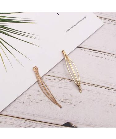 Messen Geometric Hair Pins Set - Minimalist Metal Hair Clips for Women (8 Pieces, Style 7) - Buy Online on GoSupps.com