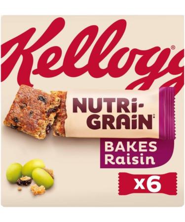 Breakfast Snack Bar Bundle Consisting of Nutrigrain Bars Raisin 6pk x2 & Nutri-Grain Bakes Chocolate Bars 6pk x2 (4 Pack) - Buy Online on GoSupps.com