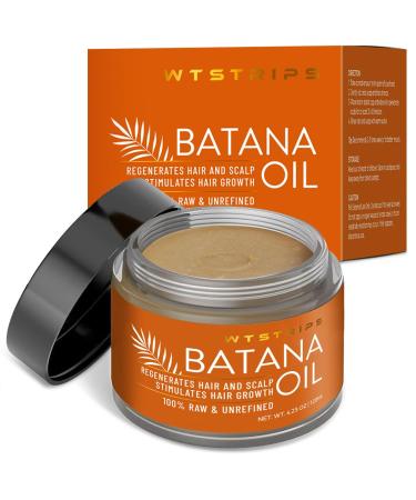 Batana Oil for hair growth: 100% raw unrefined pure natural cold pressed Botana oil - Dr Sebi Batana oil from Honduras Brown