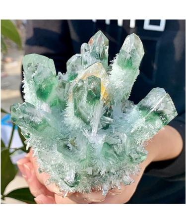 Natural Crystal Rough Very Beautiful 500-600g Phantom-Green Ghost Tibetan Quartz - Buy Online on GoSupps.com
