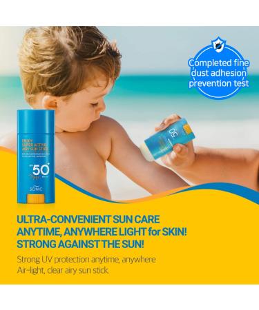 SCINIC Airy Sun Stick SPF50+ PA++++ 0.53oz | Strong UV Protection | Korean Skincare - Buy Online on GoSupps.com