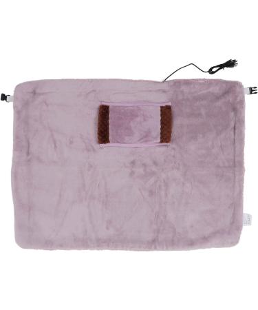 Shanrya USB Flannel Heating Scarf - Multifunctional Warm Wrap for Home Use - Safe Constant Temperature - Pink & Purple - Buy Online on GoSupps.com