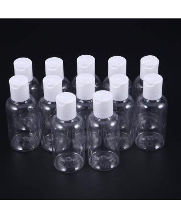 Minkissy 15Pcs 2.5oz Transparent PET Plastic Bottles - Refillable Shampoo Lotion & Cleaning Supply Containers with Press Cap - International Shipping Available - Buy Online on GoSupps.com