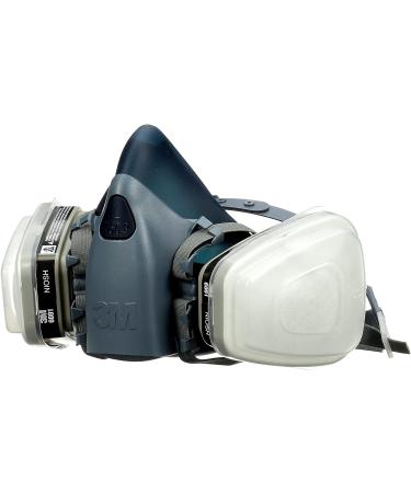 3M Professional Half Mask Organic Vapor P95 Respirator Recommended For Spray Painting And Jobs With Solvents Long Lasting Comfort Large (R-7513ES) - Buy Online on GoSupps.com
