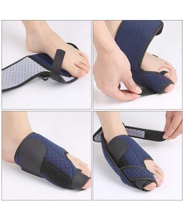 Buy MILISTEN Orthotics Night Splint Thumb Brace - Big Toe Joint Protector Bunion Sleeve & Toe Separator - Blue Left - 18x8x2cm | International Shipping - Buy Online on GoSupps.com