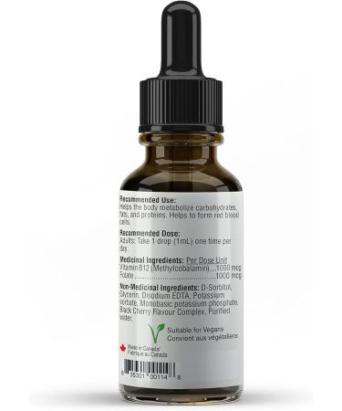Maxion 2 Pack Vitamin B12 with Folic Acid 1000 mcg to Help Produce Red Blood Cells and Boost Energy Supports Cognitive Function Improved Memory and the Immune System Cherry Flavour 30ml (2) - Buy Online on GoSupps.com