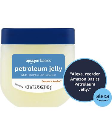 Amazon Basics White Petroleum Jelly Skin Protectant, Unscented 3.75 oz - 1-Pack - Buy Online on GoSupps.com