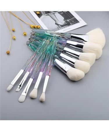 Makeup brushes Crystal Makeup Brushes Powder Foundation Eyeshadow Eyebrow Cosmetics for Face Fan Make Up Brush Se Makeup brush set (Size : 2big8small whbr) - Buy Online on GoSupps.com
