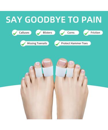 NICENEEDED 12 Pack Silicone Toe Protectors for Hammer Toes - Soft Gel Pads for Pain Relief | International Shipping Available - Buy Online on GoSupps.com