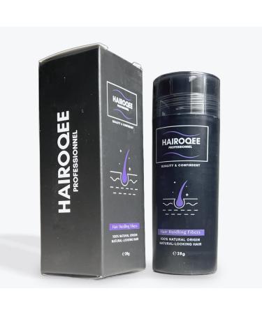 Natural Hair Fibers - 28g - Hair Powder Densifying Powder Volume Powder Hair Building fibers based on keratin Black