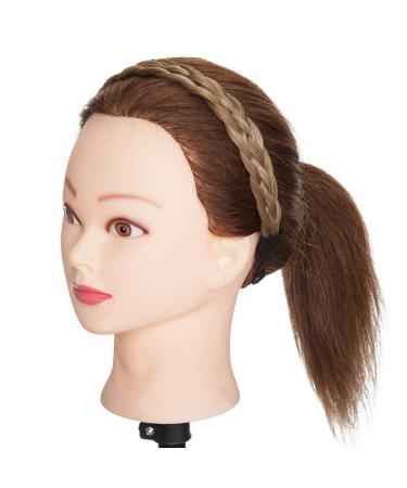Shop Tess Braided Hair Tie | Medium Hair Accessories for Women | Light Brown & Middle Blonde Headband - Perfect for Dutt & Braids - Buy Online on GoSupps.com