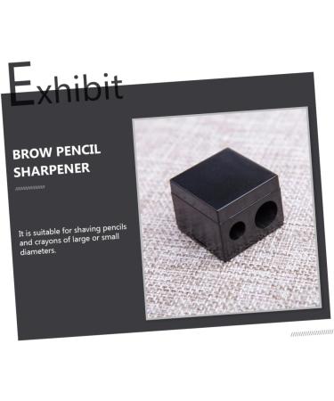 FOMIYES 12 Pcs Pencil Sharpener Pencil Fast Sharpener Makeup Tool Puff Liner Plastic Woman Make up Blackx2pcs 3.2x3.2cmx2pcs - Buy Online on GoSupps.com
