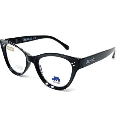 Buy Exclusive +1.00 Blue Light Filter Reading Glasses for Women | Venice Cat 3D Modern Design - Anti Blue Light Computer Glasses - Buy Online on GoSupps.com
