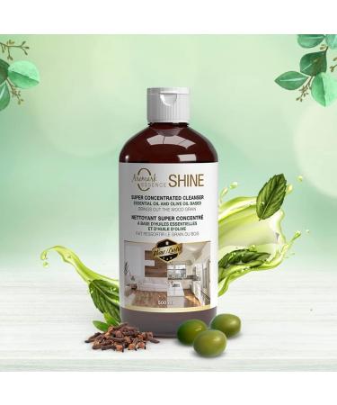 Aromarkessence SHINE multipurpose concentrated Household floor Cleanser bathroom cleaner countertop | Essential oil Unique Fresh Scent 500 ML/17 Oz - Buy Online on GoSupps.com