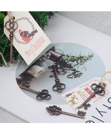 30PCS Assorted Antique Skeleton Keys - Vintage Steampunk Classic Collection in Copper - Buy Online on GoSupps.com