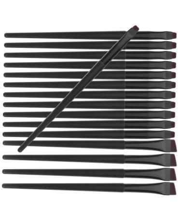 PLAFOPE 16pcs makeup brush for women small eyeliner brush eye brush for eyeliner oblique head