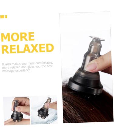 Durable Scalp Applicator Essential Oil Device - Comb & Massager for Scalp Care | 4x4cm Black - Buy Online on GoSupps.com