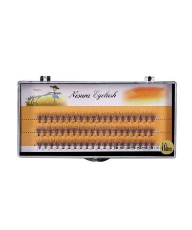Artificial cluster eyelashes 60 pieces per tray Haofy false eyelashes extensions 3D volume eyelashes for girls women women in different lengths from 6 mm to 14 mm 10mm