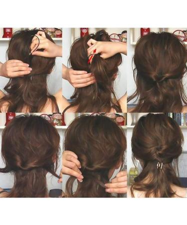 Premium Hairpin with Loop for Topsy Tail & Ponytail - 2 Pieces | International Shipping Available - Buy Online on GoSupps.com