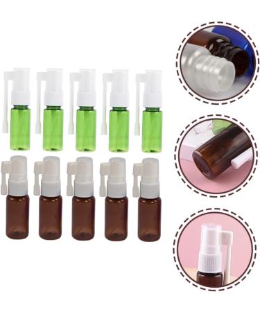 FONDOTIN 10pcs Elephant Trunk Spray Bottle - Small Clear Plastic Nasal Mist Spray Container Set - Buy Online on GoSupps.com