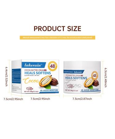 Cocoa Butter Face Cream - Nourishing Moisturizer with Vitamin E for Dry Skin | Hydrating Body Cream for Soft Smooth Skin - Buy Online on GoSupps.com