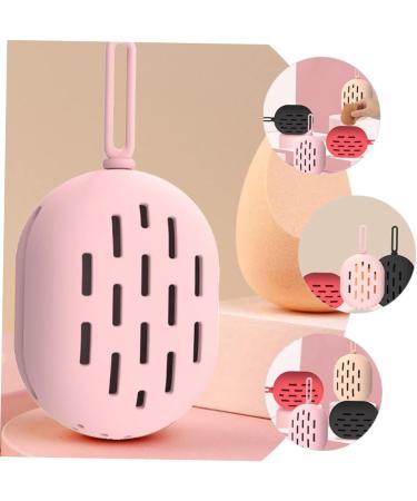 Didiseaon Beauty Powder Puff Beauty Sponge Holder Travel Powder Sponge Travel Cosmetic Bag Makeup Travel Containers Makeup Puff Holder Portable Cosmetic Box Make up Pink Silica Gel - Buy Online on GoSupps.com