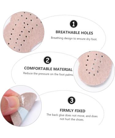 Buy Healvian 6 Pairs High Heel Forefoot Pads | Gel Insoles & Cushions for Women | Non-Slip Breathable Leather Inserts - Buy Online on GoSupps.com
